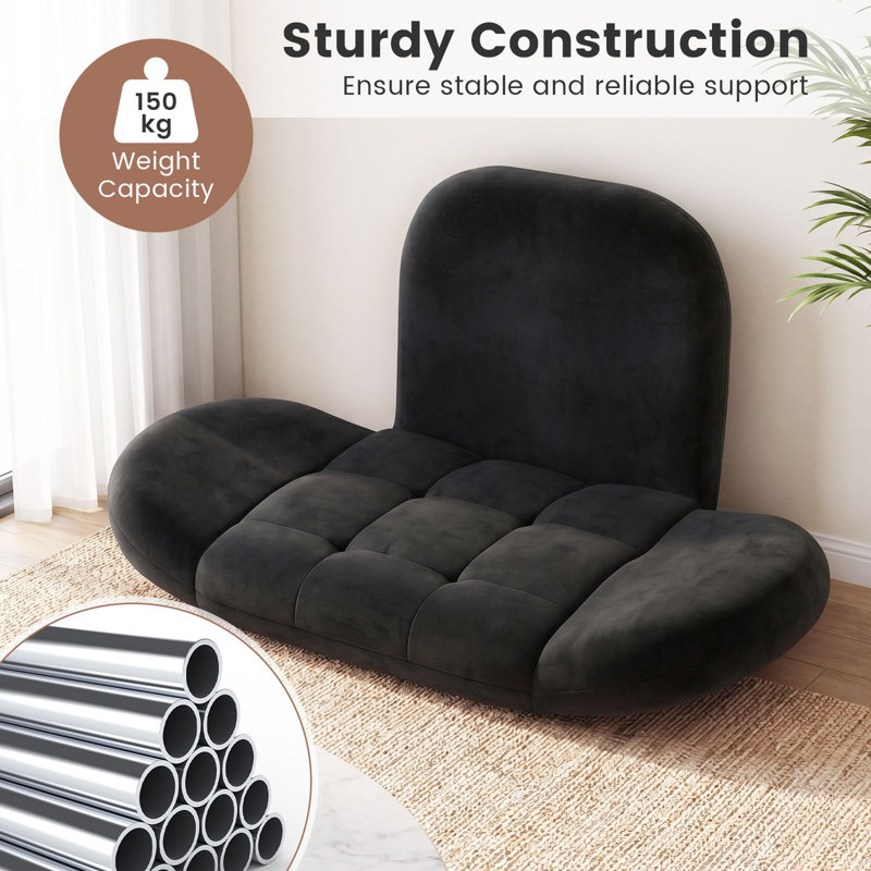Upholstered Accent Chair, Black