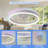 110v Smart Led Light – 3300lm, 10%-100% Dimming, Rgb + Stepless Color Temp (3000k-6000k), Memory Function