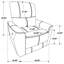Fauteuil inclinable électrique en similicuir brun Denson avec port USB pour plus de confort et de commodité