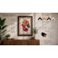 Study in Pink Botanical - Framed Print-1281546007-1281546006