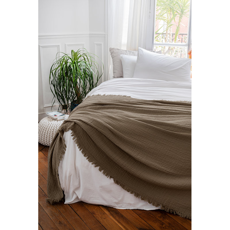 Luiza Blanket, W125 x L180cm, Mocha