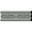 Rail de chaise ambre H 4 1/8 po x P 5/8 po x L 94 1/2 po