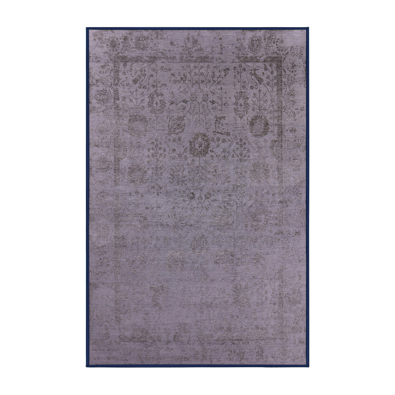 Tapis oriental gris / mauve Shawnta, Tapis de couloir 2 pi x 5 pi