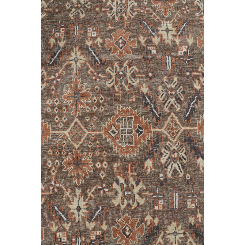 Rug & Kilim’S Oushak Style Rug In Beige-Brown With Floral Patterns