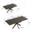 Extendable Large Dining Table, Modern Mid-Century Kitchen Table