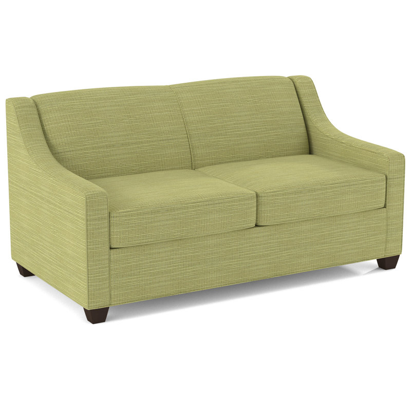 Phillips 68" Recessed Arm Sofa Bed with Reversible Cushions, Innerspring, Archetype Anchor, Empire Mahogany