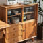 Armoire d'appoint en bois massif-101838471