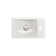 BOCCHI Milano 9.06'' Fireclay Rectangular Bathroom Sink