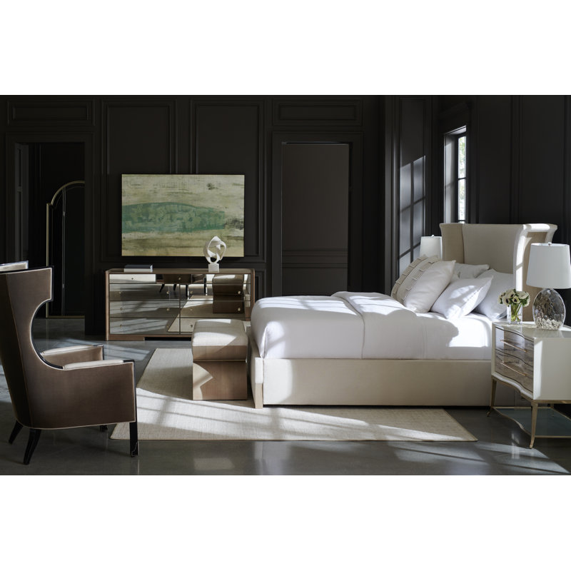 Upholstered Bed, King