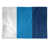 Argent / bleu marine / bleu clair