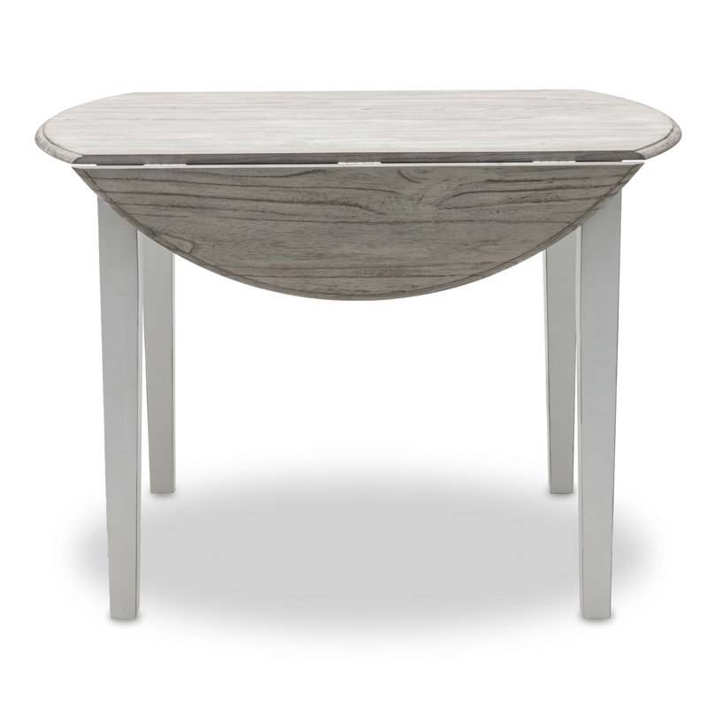 Caidan Extendable Pine Round Solid Wood Dining Table