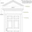 Pilastre surélevé en PVC TruCruft (la paire)-45372947-43049823-43049828