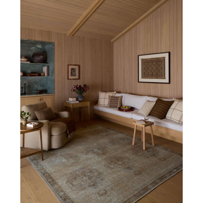 Amber Lewis x Loloi Cambria Mist / Natural Area Rug