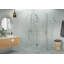 Halo 60 in. x 32 in. x 78 in. 90-degree Fully Frameless Glass Hinged Shower Enclosure-2136277023