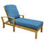 St. Lucia Outdoor Teak Chaise Lounge-1308907987