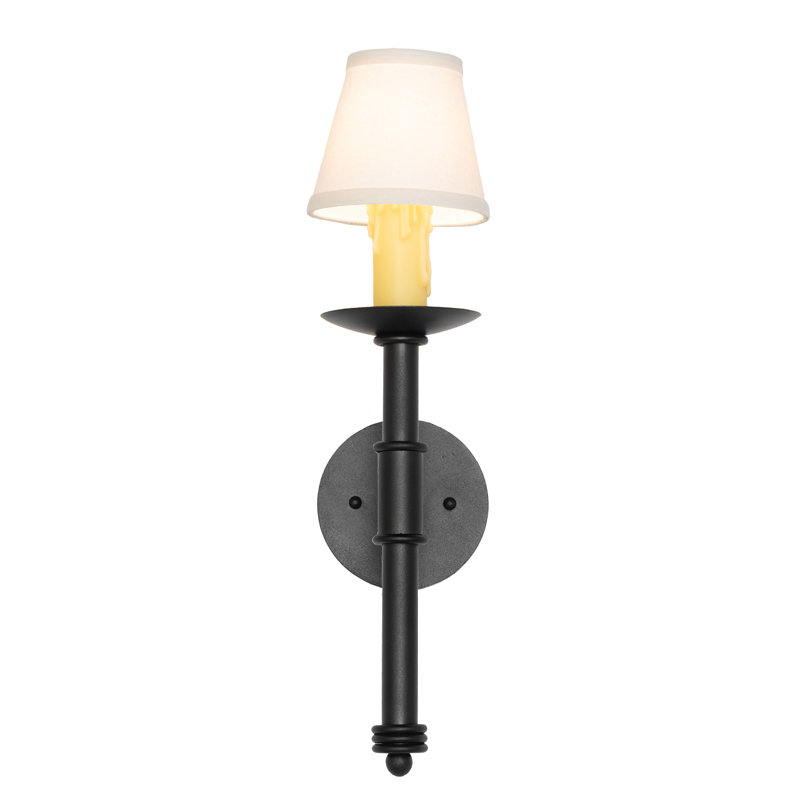 1 - Light Candle Wall Light, 20" H x 5" W x 7" D