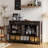 47'' Modern Farmhouse Wood Sideboard Buffet Cabinet with 2 Drawers, 2 Cabinets, and Open Shelf – Versatile Storage for Kitchen, Dining Room, or Entryway-718482294