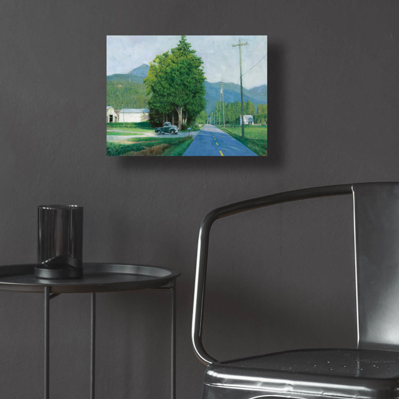 «Going To Town» par Wellington Studio, art mural en verre acrylique, H 12 po x l 16 po x P 0,13 po
