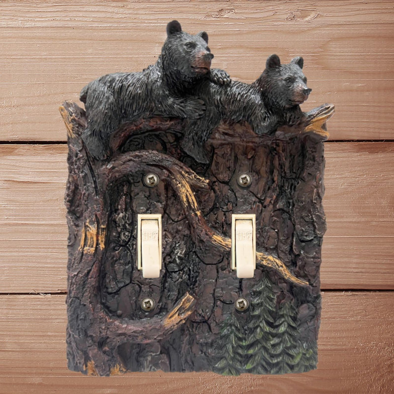 Decor Idea Animals 2 - Gang Toggle Light Switch Standard Wall Plate ...