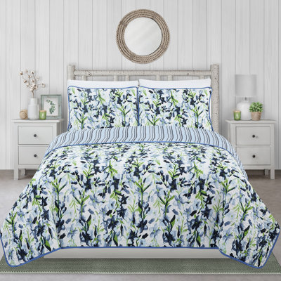 Polyester Floral Quilt