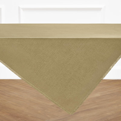 Fringe - 100% Pure Linen Table Throw