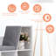 Neemias 63cm H x 102cm W Geometric Bookcase-2009538356