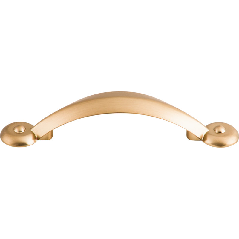 Angle Bar pull, Brushed Bronze, 3" Center to Center