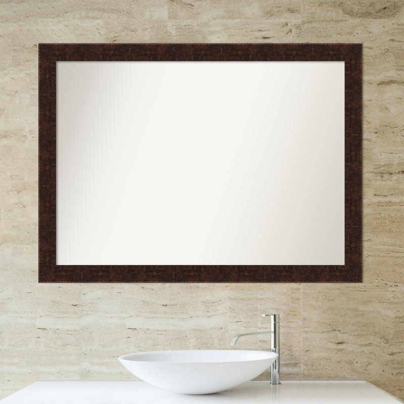 Miroir de salle de bain mural William, 31 po x 42 po