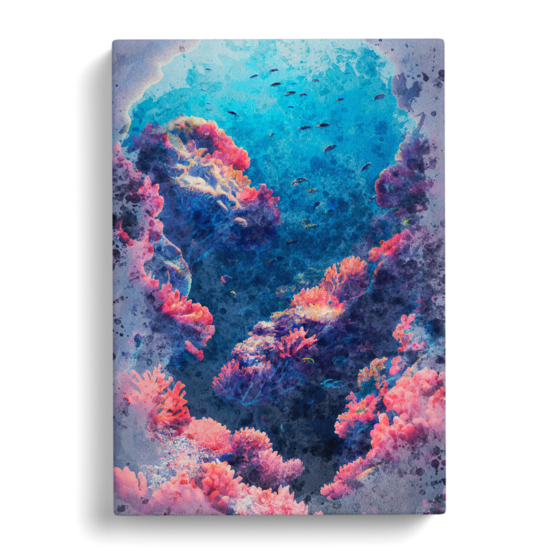 Coral Reef Beauty - Wrapped Canvas