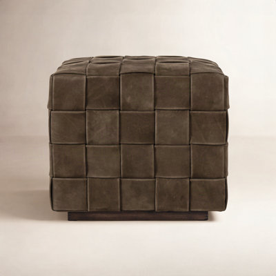 Riesner Genuine Leather Ottoman