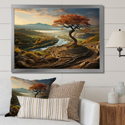«Scenic surreal vineyard», reproduction d'art sur toile