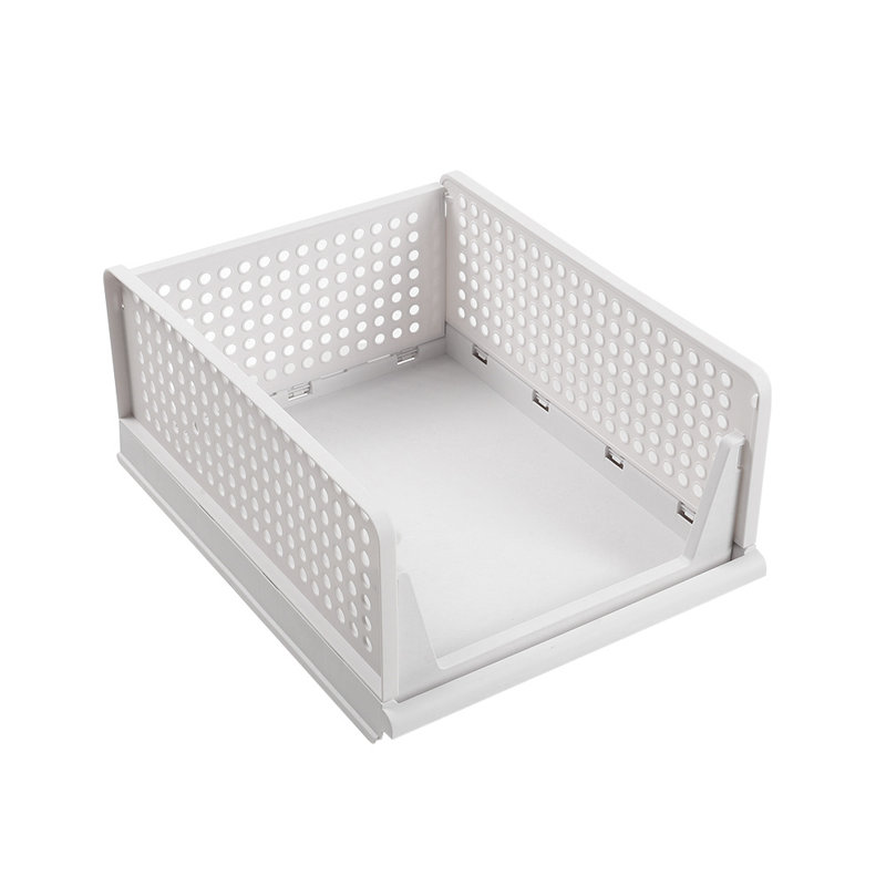 43cm Foldable and Stackable Drawer Storage Basket, 18.5cm H x 43 cm W x 33.5cm D