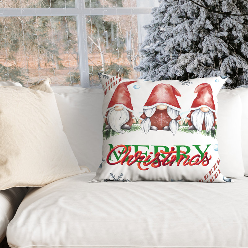 Outdoor Reversible Throw Pillow, 16" x 16"