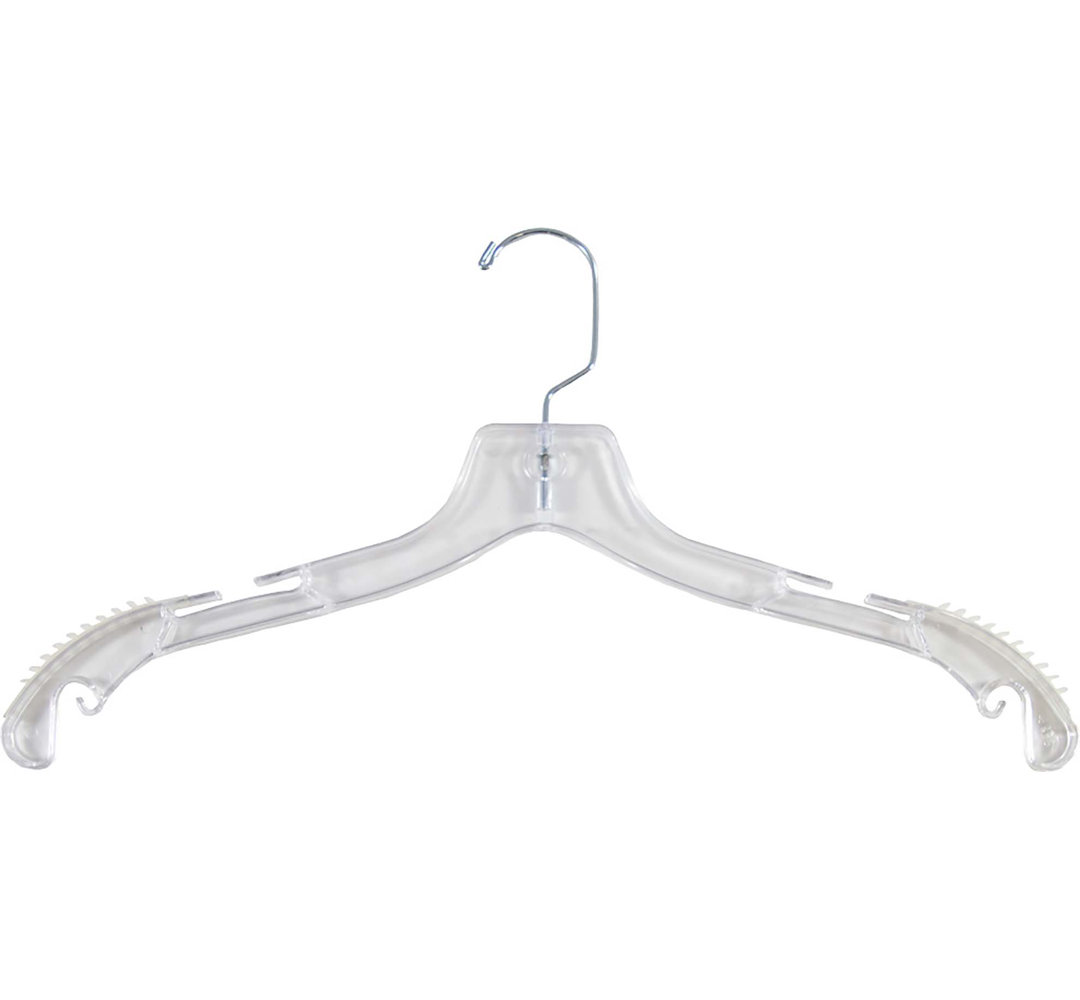 Zaragoza Plastic Non-Slip Standard Hanger for Dress/Shirt/Sweater Rebrilliant 