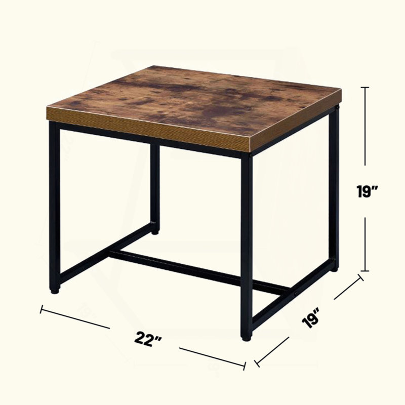 Table de bout rectangulaire en bois