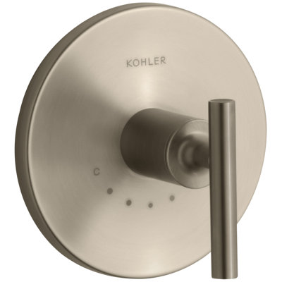 Purist Thermostatic Valve Trim with Lever Handle