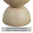 18.3 Inch Tall PE Tumbler-shaped Planter Pots-566998578