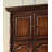 American retro solid wood two-door wardrobe