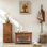 3 Pair Solid Wood Shoe Storage Cabinet