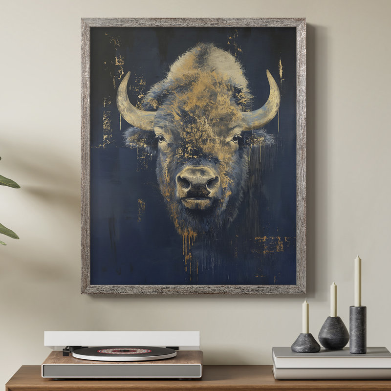 ANIMALS Series CXLVI, reproduction encadrée - bois massif, H 11 po x l 9 po