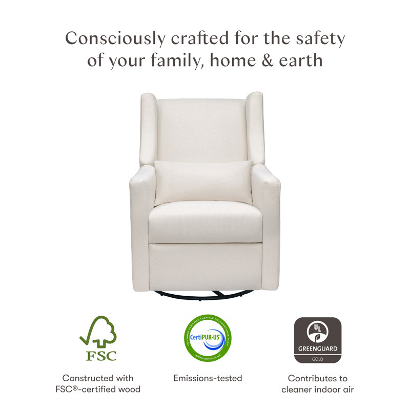 Kiwi Recliner and Swivel Glider, Performance Cream Eco-Weave
