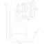Sabine 1 - Light Armed Sconce-12243121
