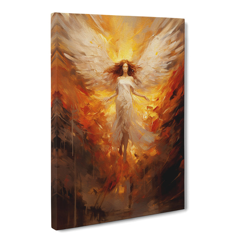 Angel Abstract - Wrapped Canvas Print, 50cm H x 35cm W x 3cm D