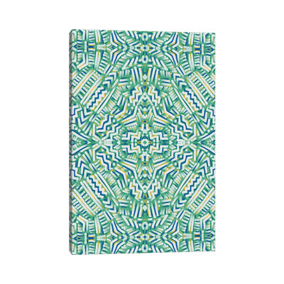 Clandestine Green Yellow by Jacqueline Maldonado - Print on Canvas
