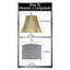 Abat-jour cloche en lin H 11 po (Uno)-1350055673