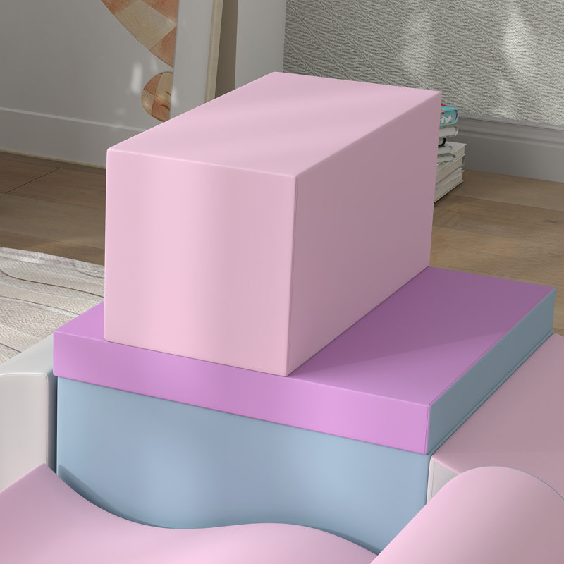Équipement de jeu souple 7 pièces, jeux d'escalade pour enfants