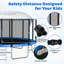 Trampoline d'extérieur rond 16 pi avec enceinte de sécurité Fiziti Trampoline-122511468