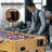 RayChee 48'' L Foosball Table with Telescopic Rods-96003687