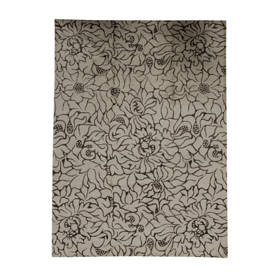 Viscose Floral Indoor Rug