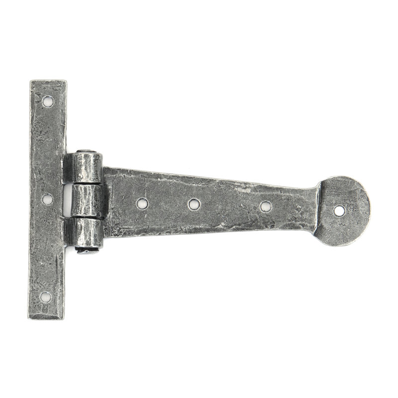 Penny End Door Accessory, 10.2cm H x 15.2cm W x 1.3cm D, Pewter Patina